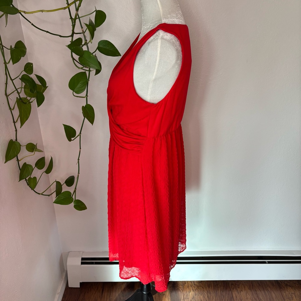 NWT Anthropologie Amadi Mia Red Dress Size L - Picture 6 of 13